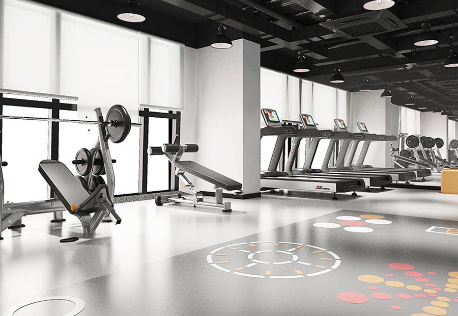 商用健身效果图 商用健身